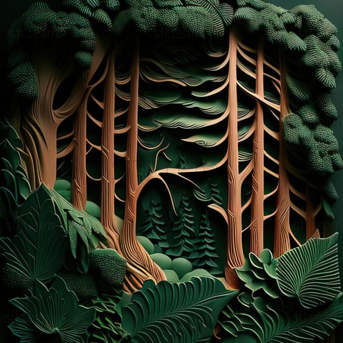 3D model st forest (STL)
